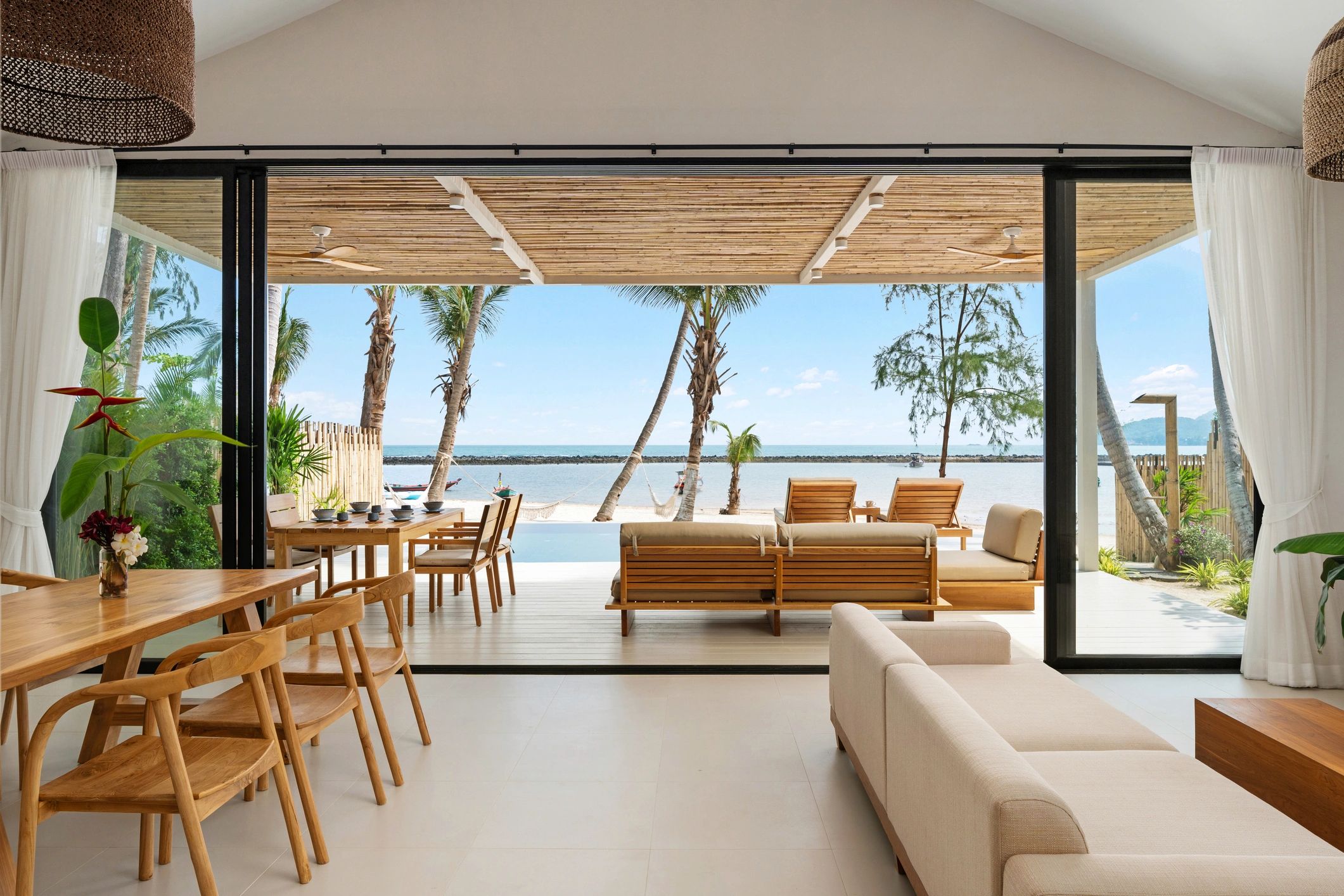 Serene modern home interior