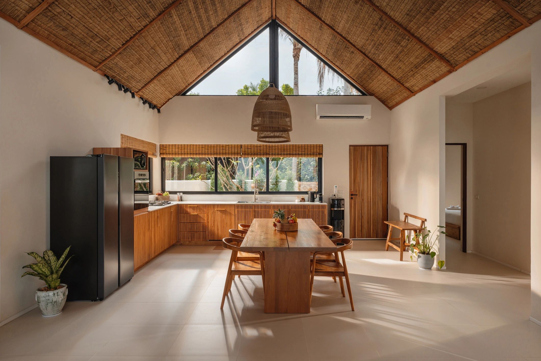 Modern kitchen and dining area for property Vastu review